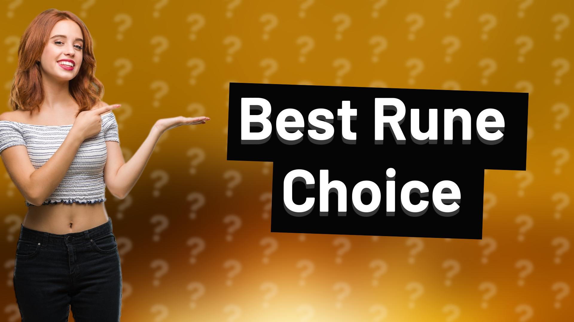 Best Rune Choice