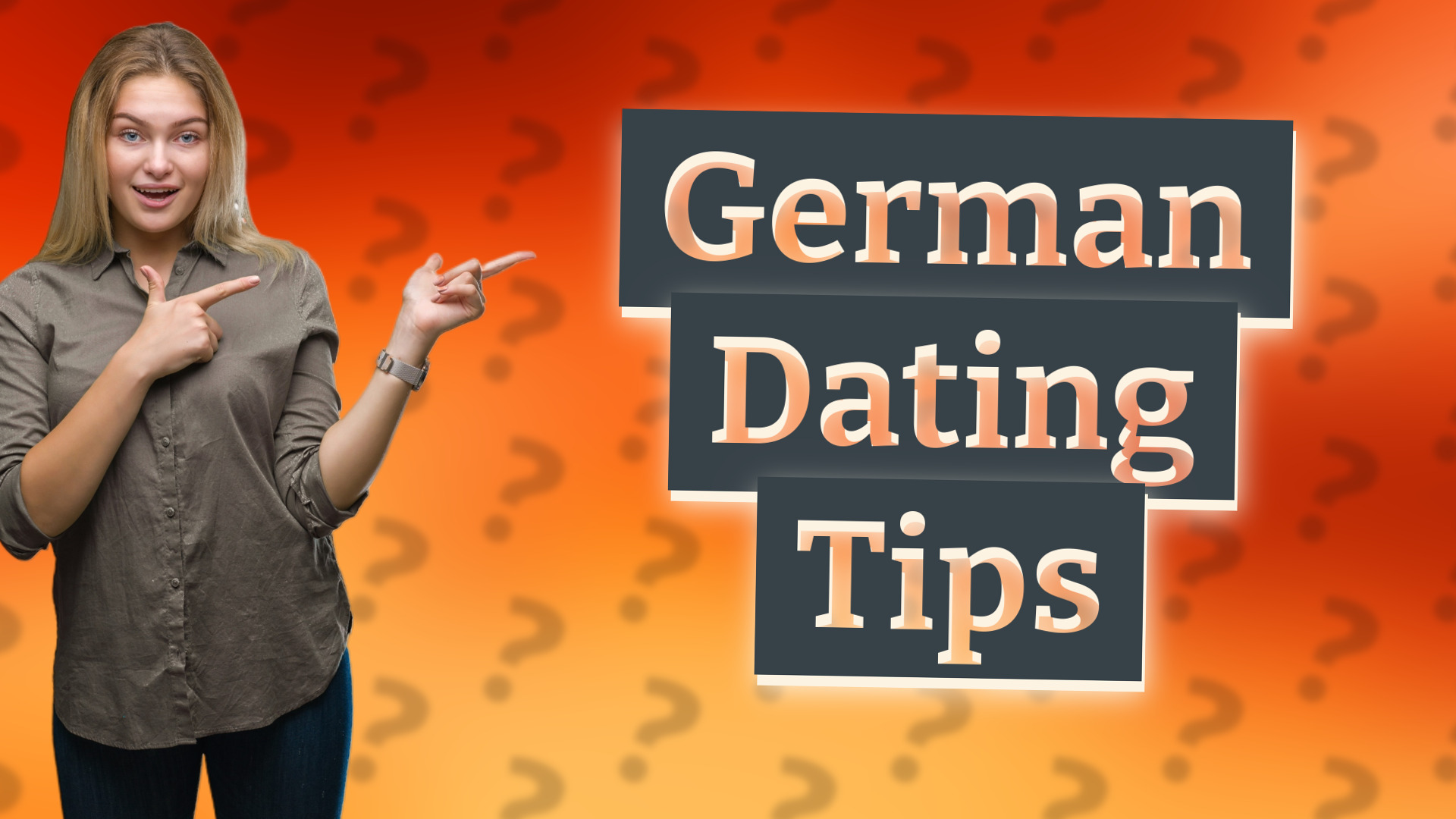German Dating Tips