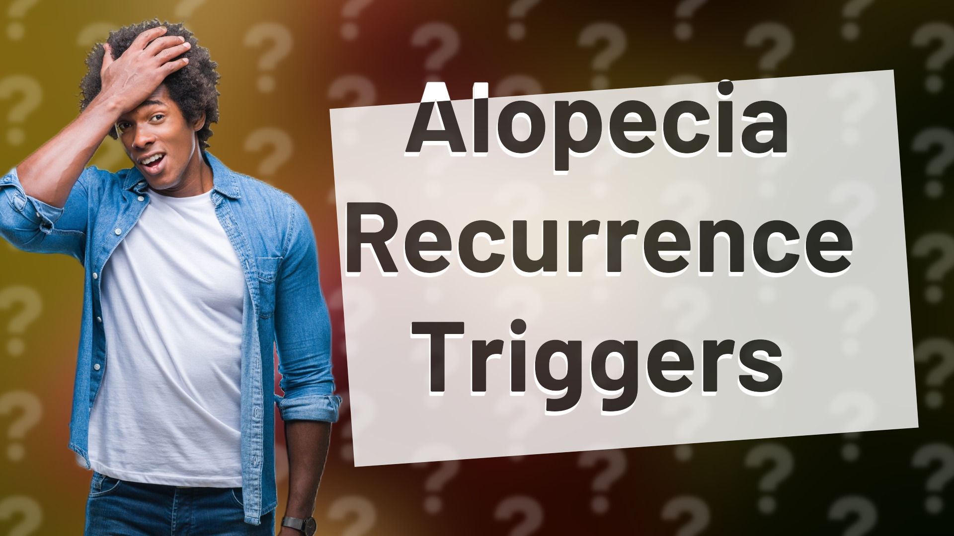 Alopecia Recurrence Triggers