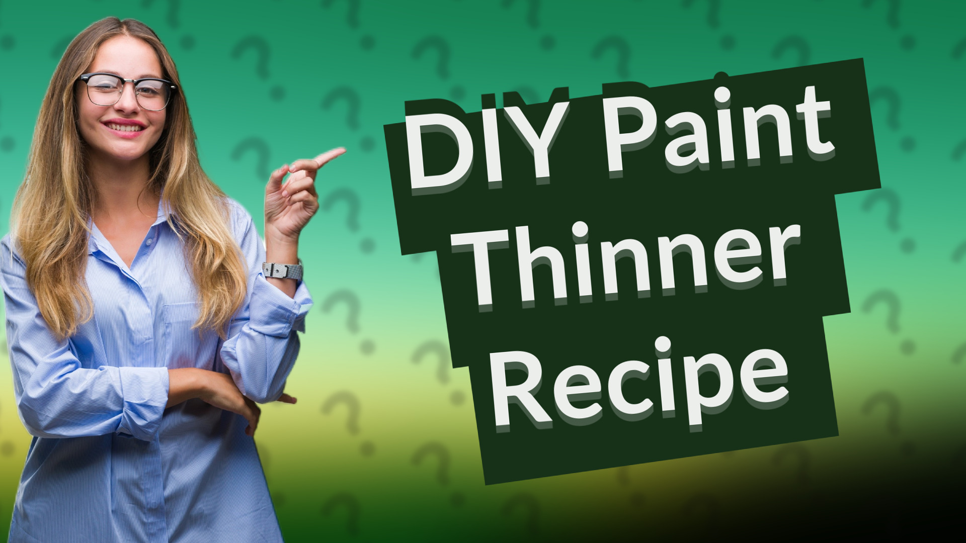 DIY Paint Thinner Recipe
