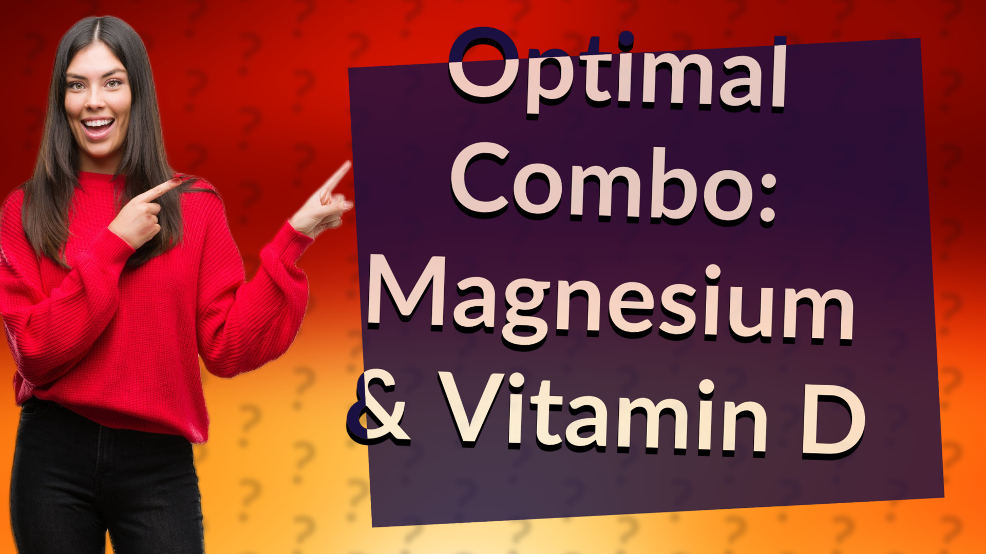 Optimal Combo: Magnesium & Vitamin D
