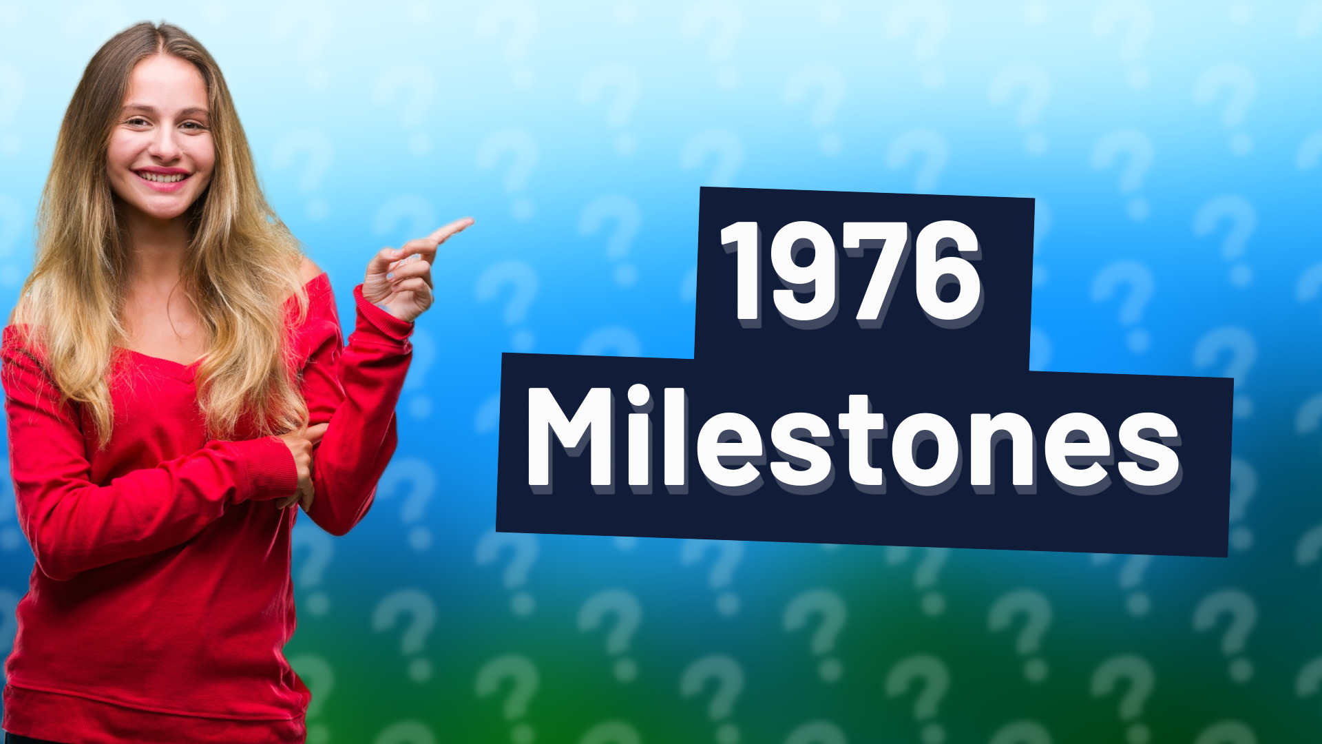1976 Milestones