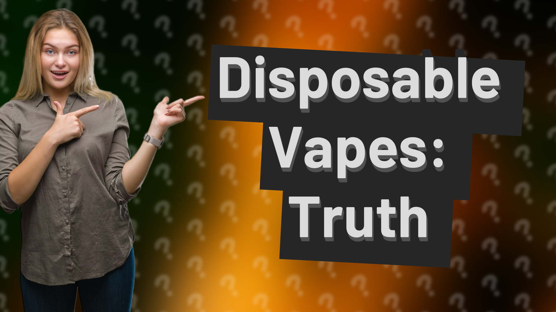 Disposable Vapes: Truth
