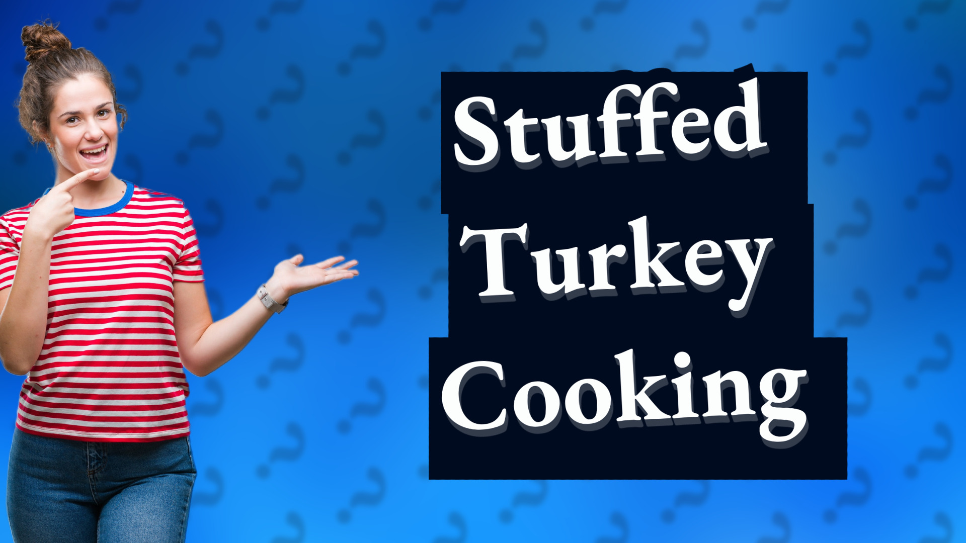 Stuffed Turkey Cooking