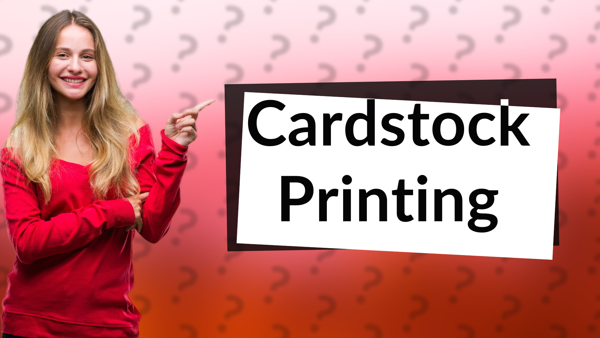 Cardstock Printing