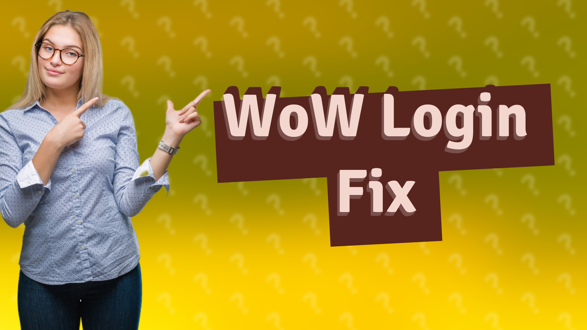 WoW Login Fix