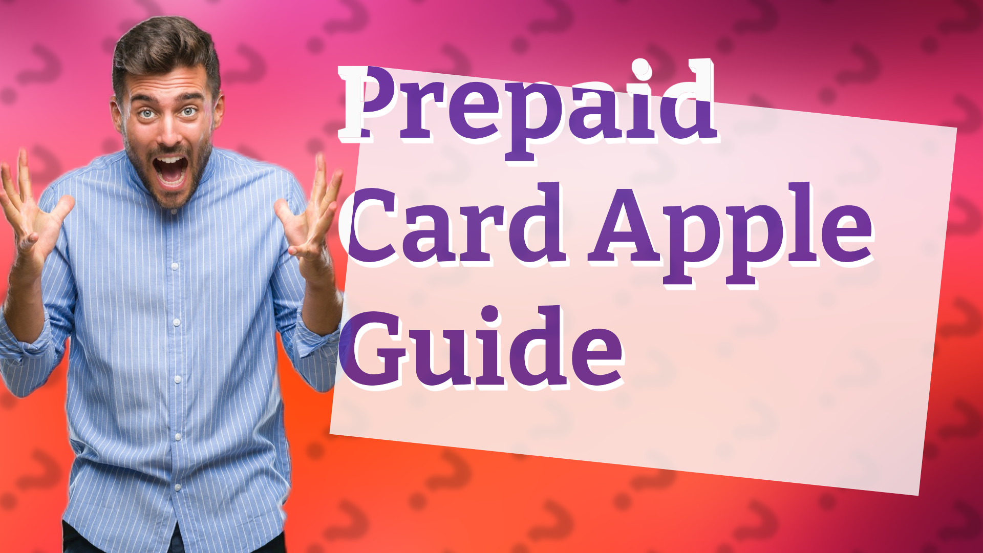 Prepaid Card Apple Guide
