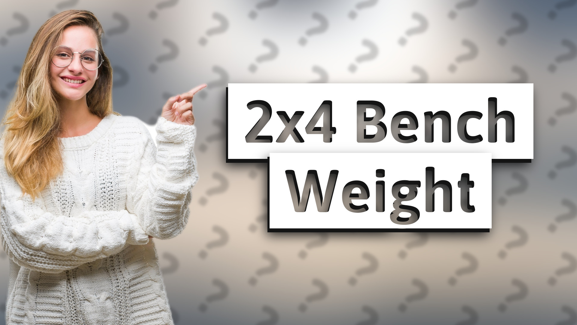 2x4 Bench Weight