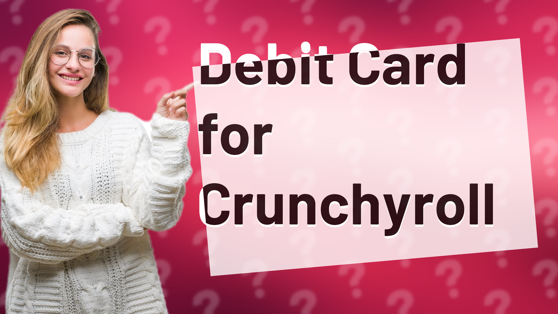 Debit Card for Crunchyroll