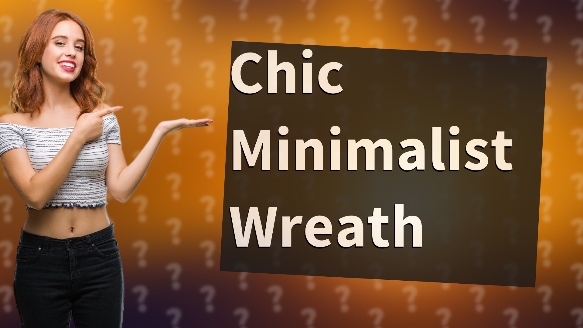 Chic Minimalist Wreath