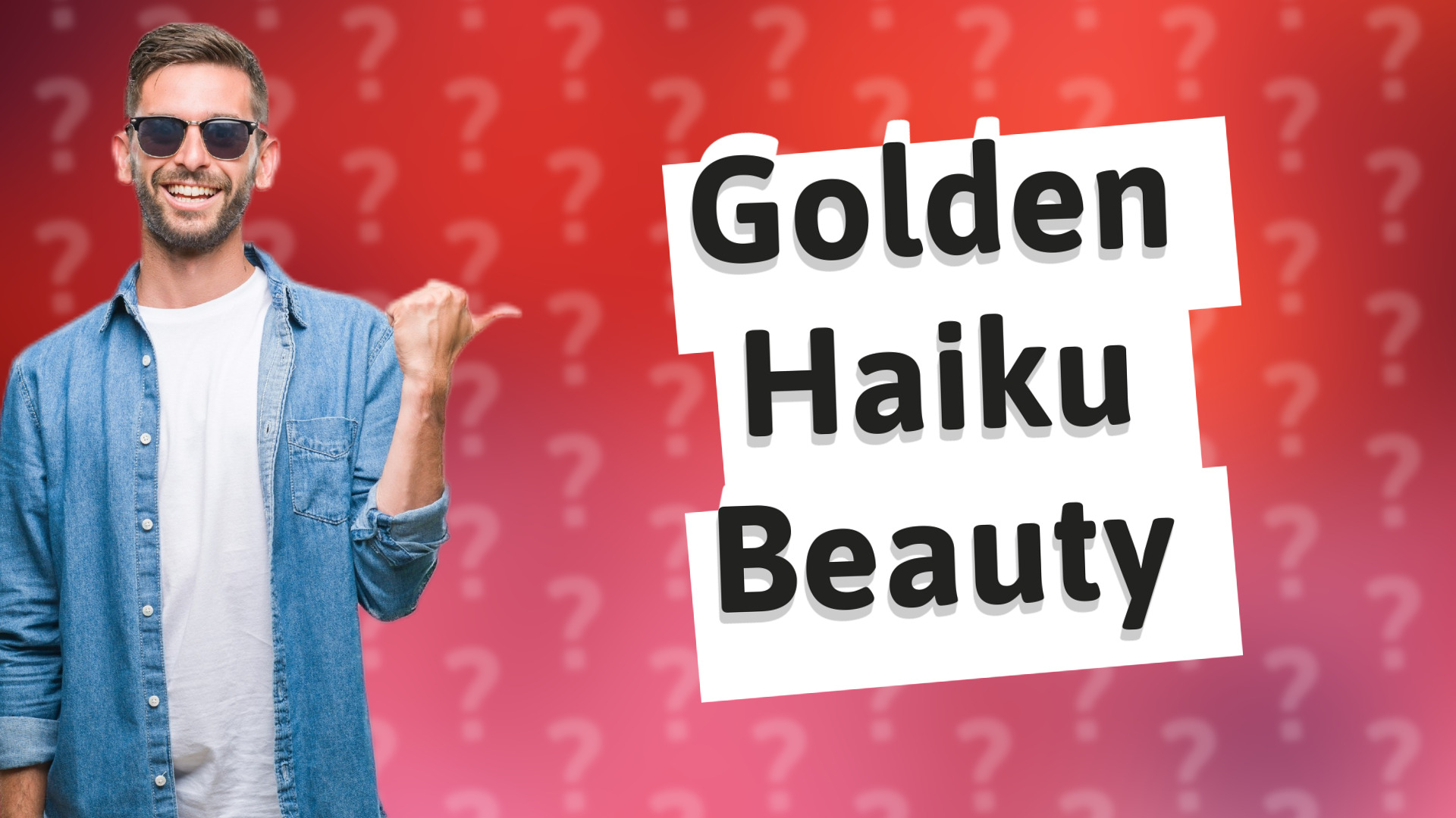 Golden Haiku Beauty