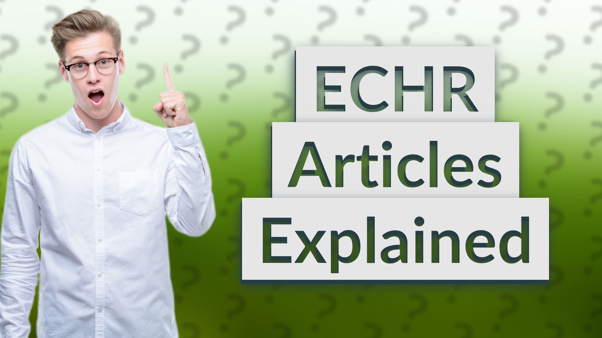 ECHR Articles Explained