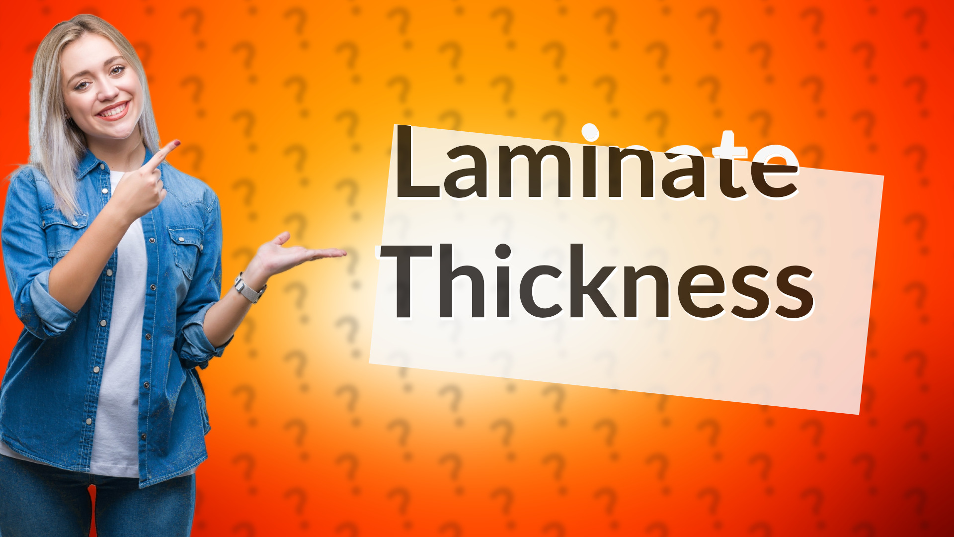 Laminate Thickness