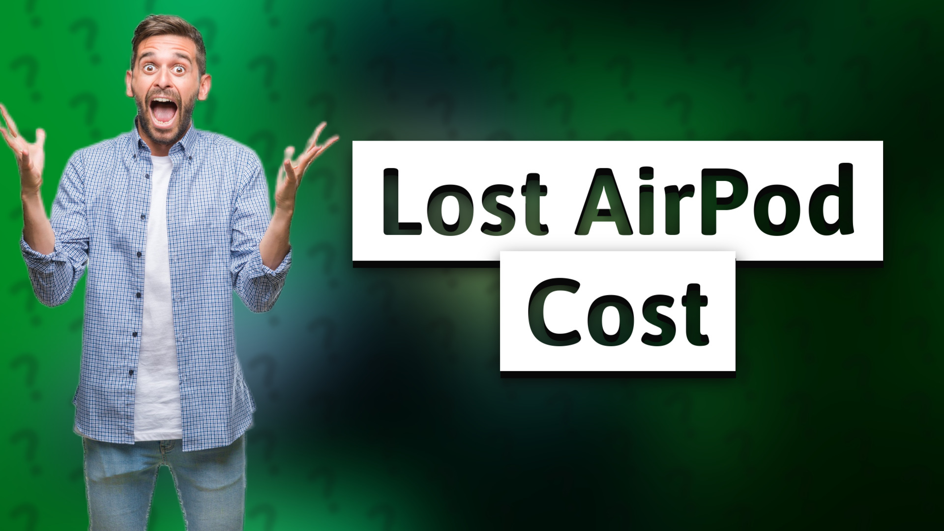 Lost AirPod Cost