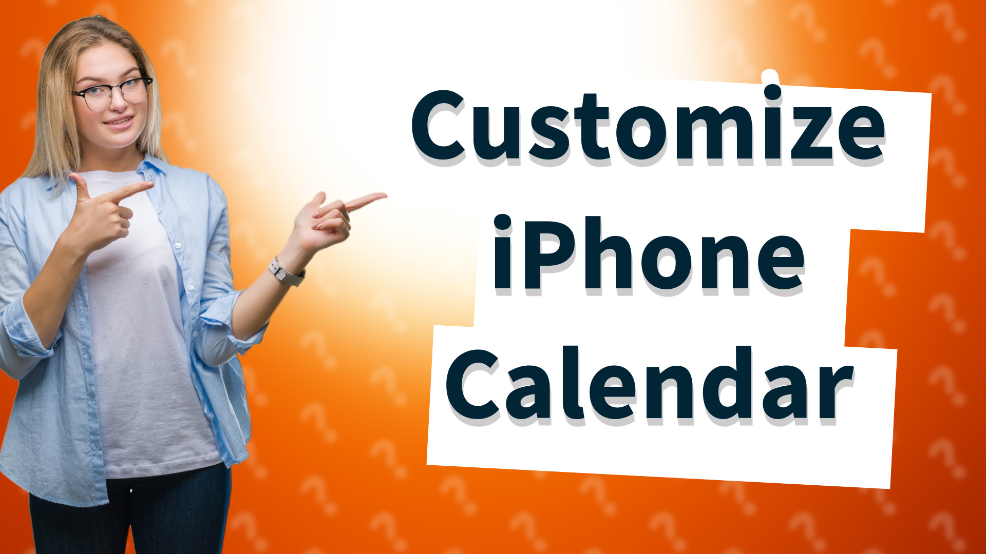 Customize iPhone Calendar