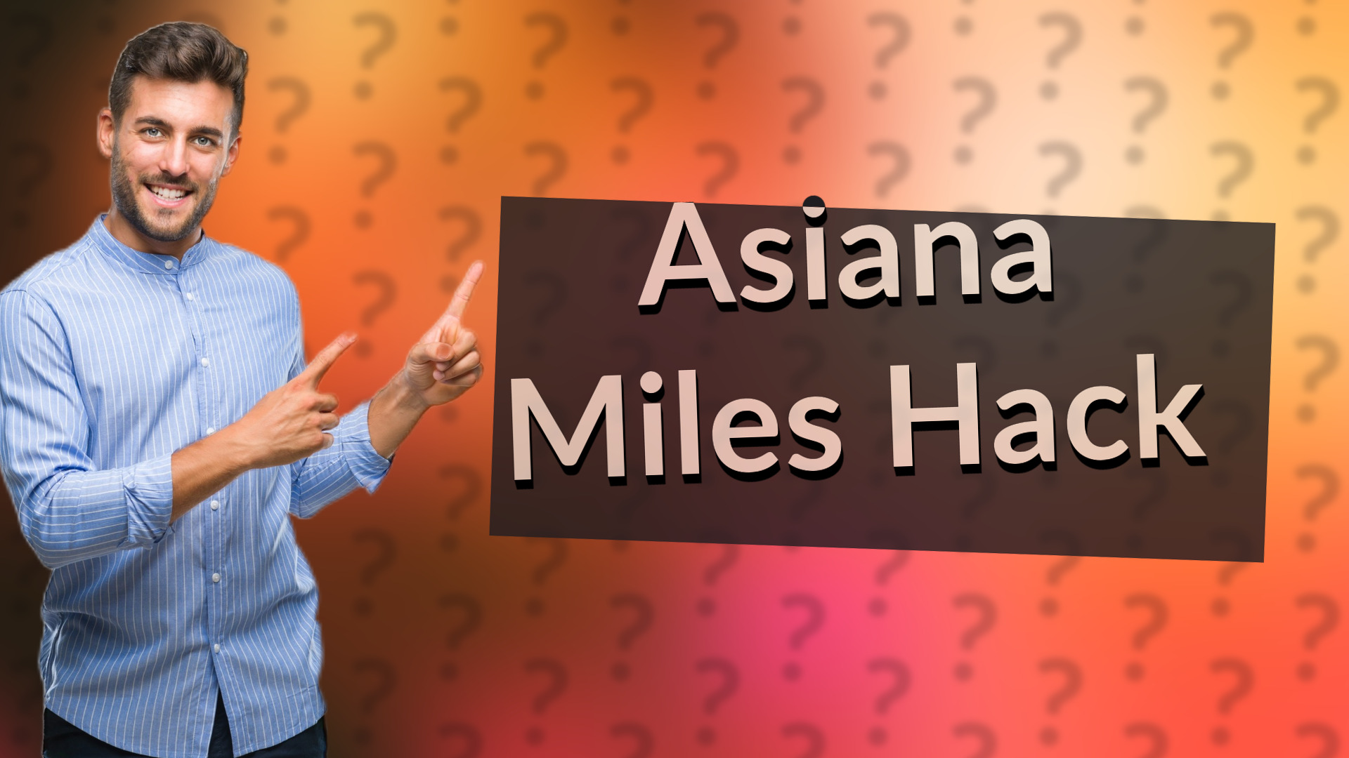 Asiana Miles Hack