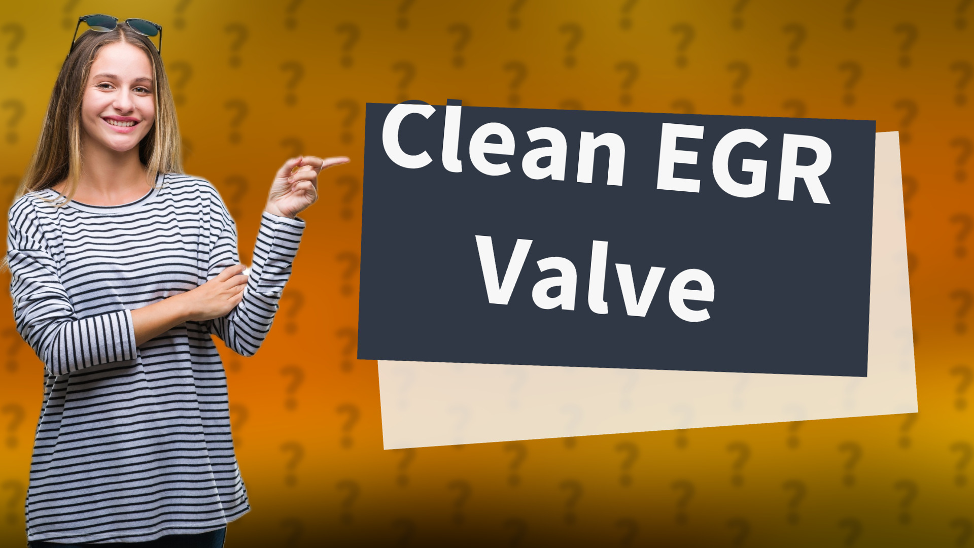 Clean EGR Valve