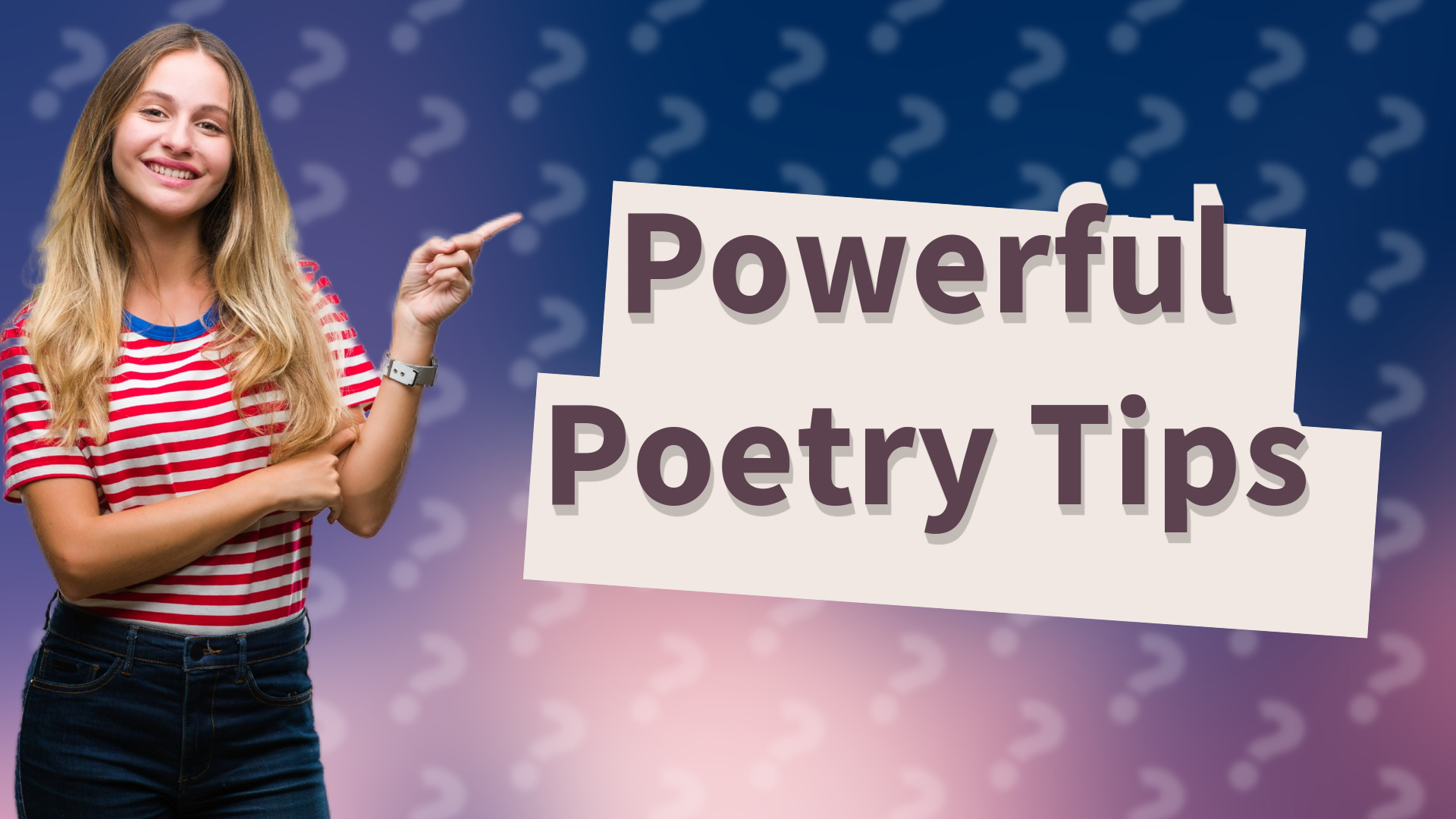 Powerful Poetry Tips