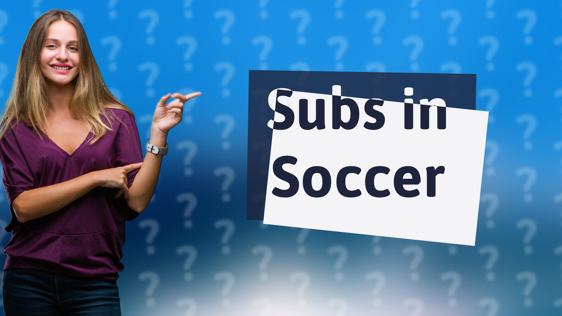 Subs in Soccer