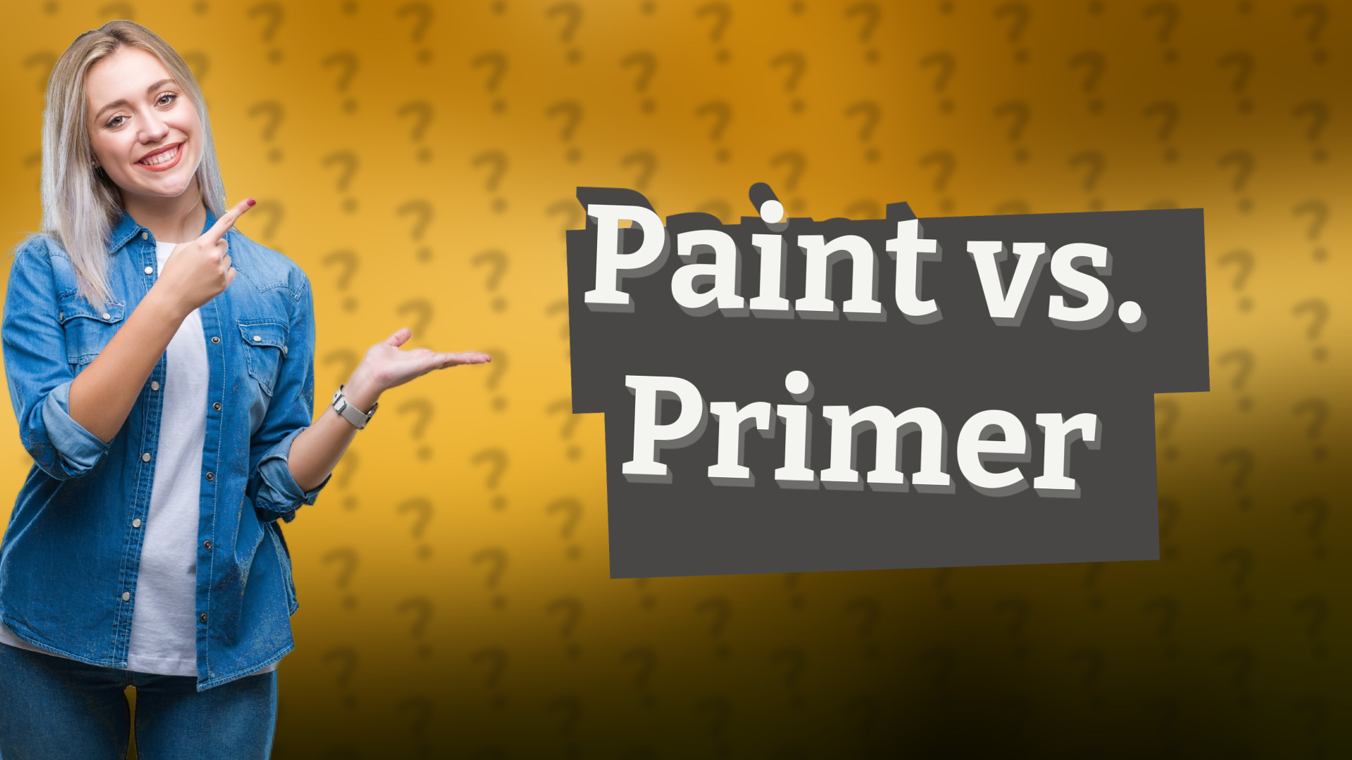 Paint vs. Primer