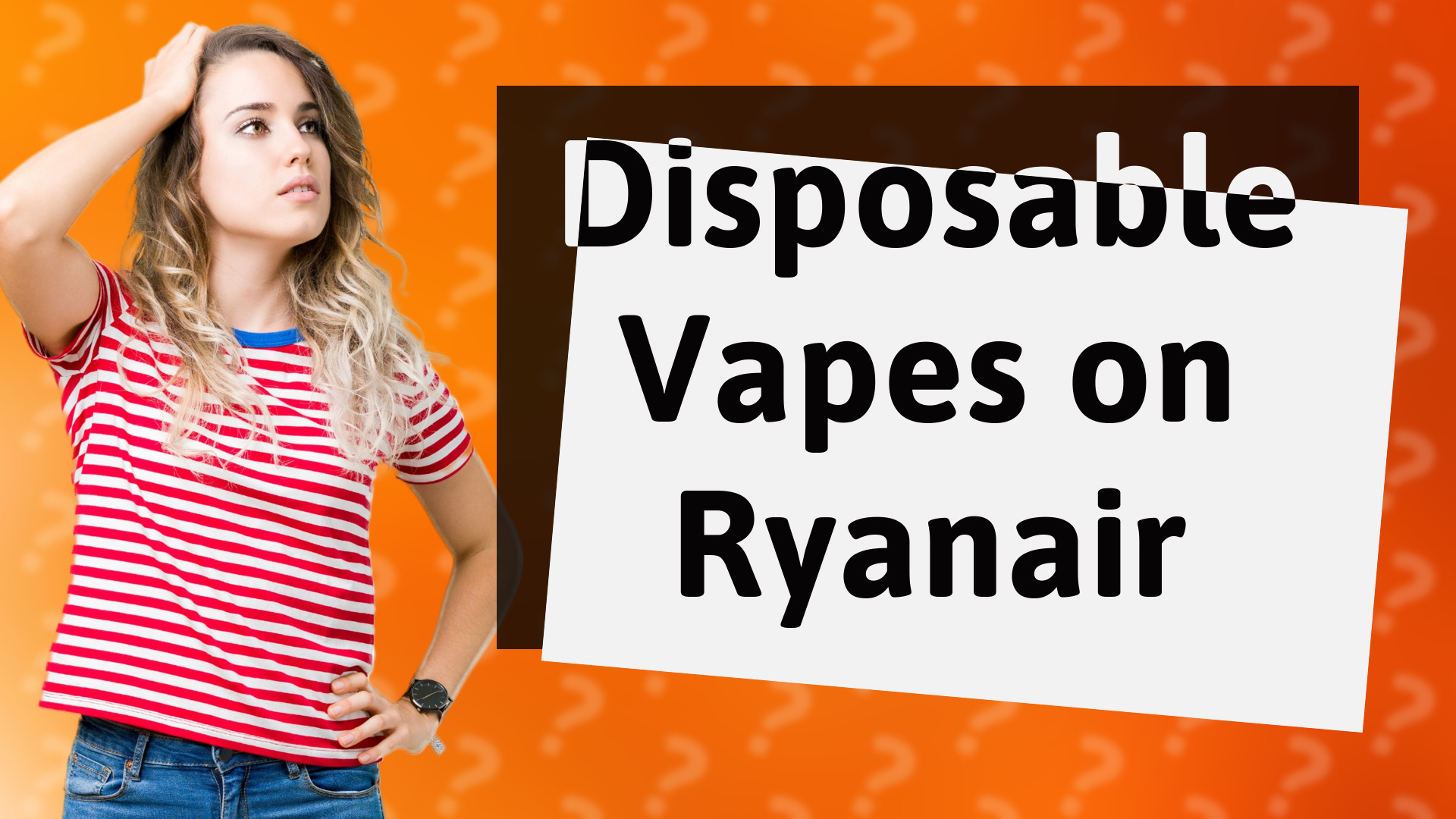 Disposable Vapes on Ryanair