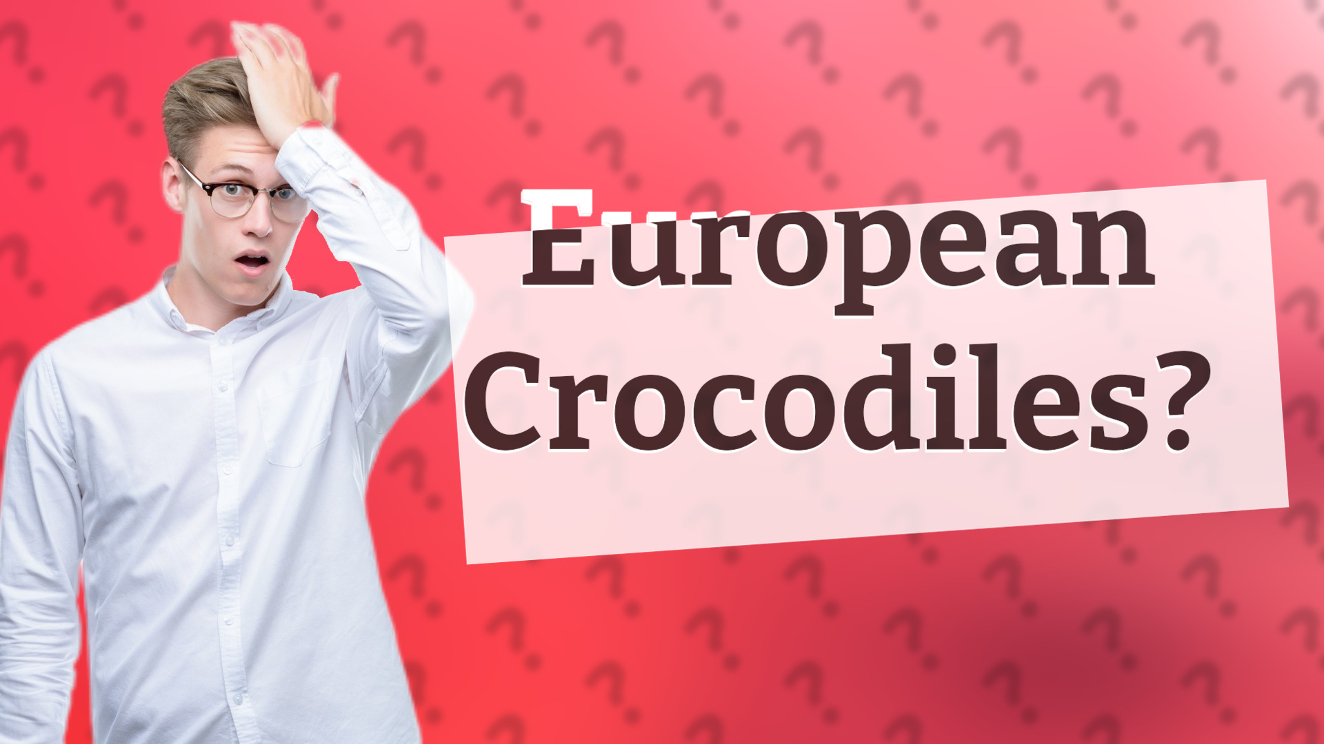 European Crocodiles?