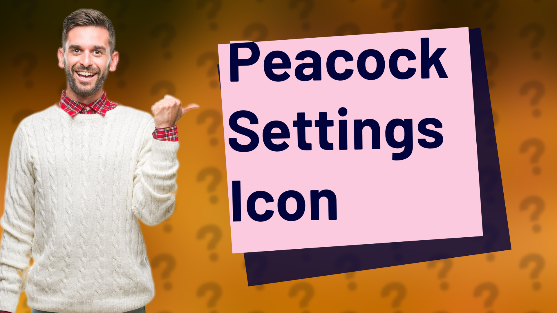 Peacock Settings Icon