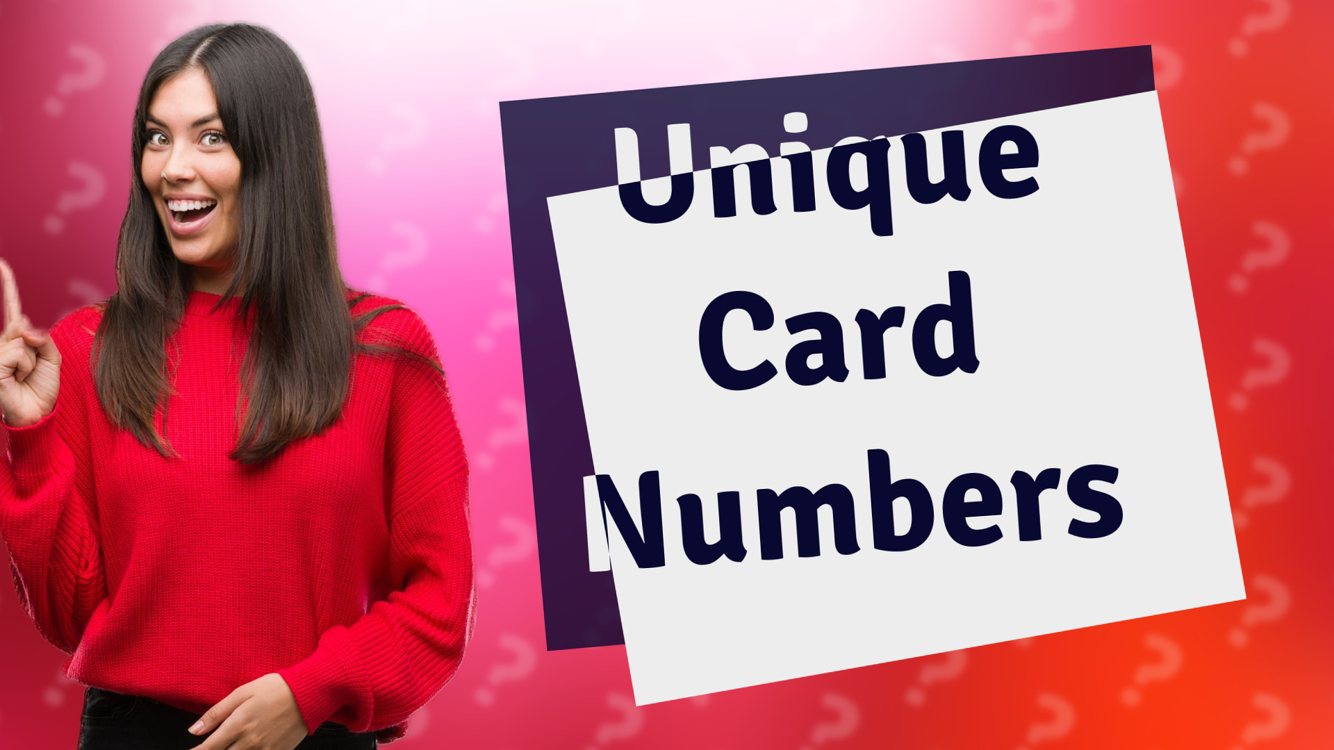 Unique Card Numbers