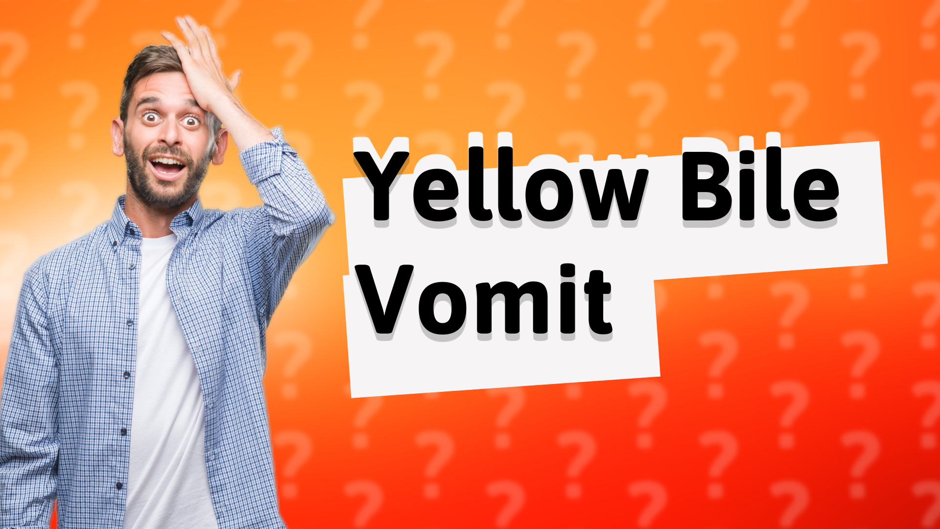 Yellow Bile Vomit