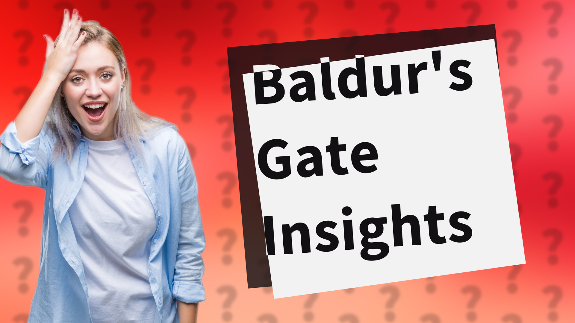 Baldur's Gate Insights