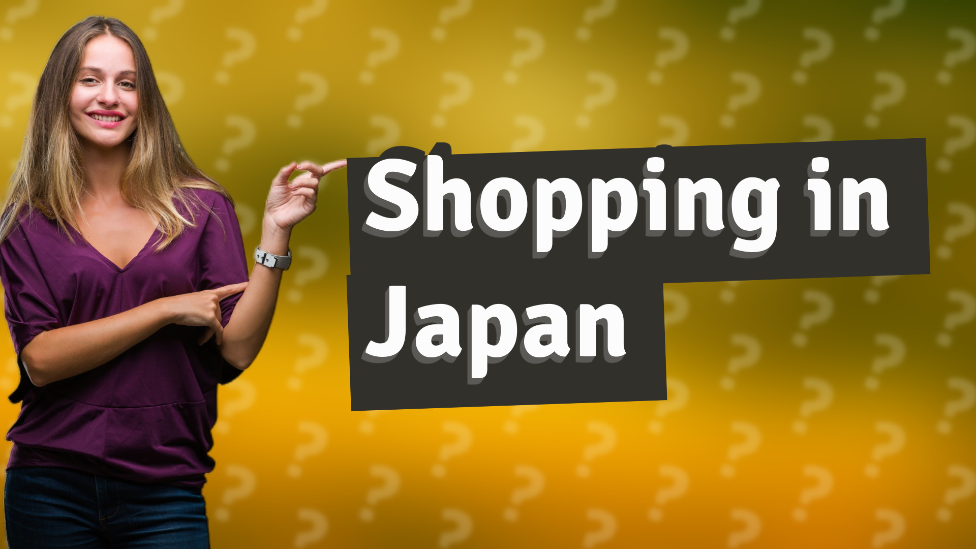 Shopping in Japan