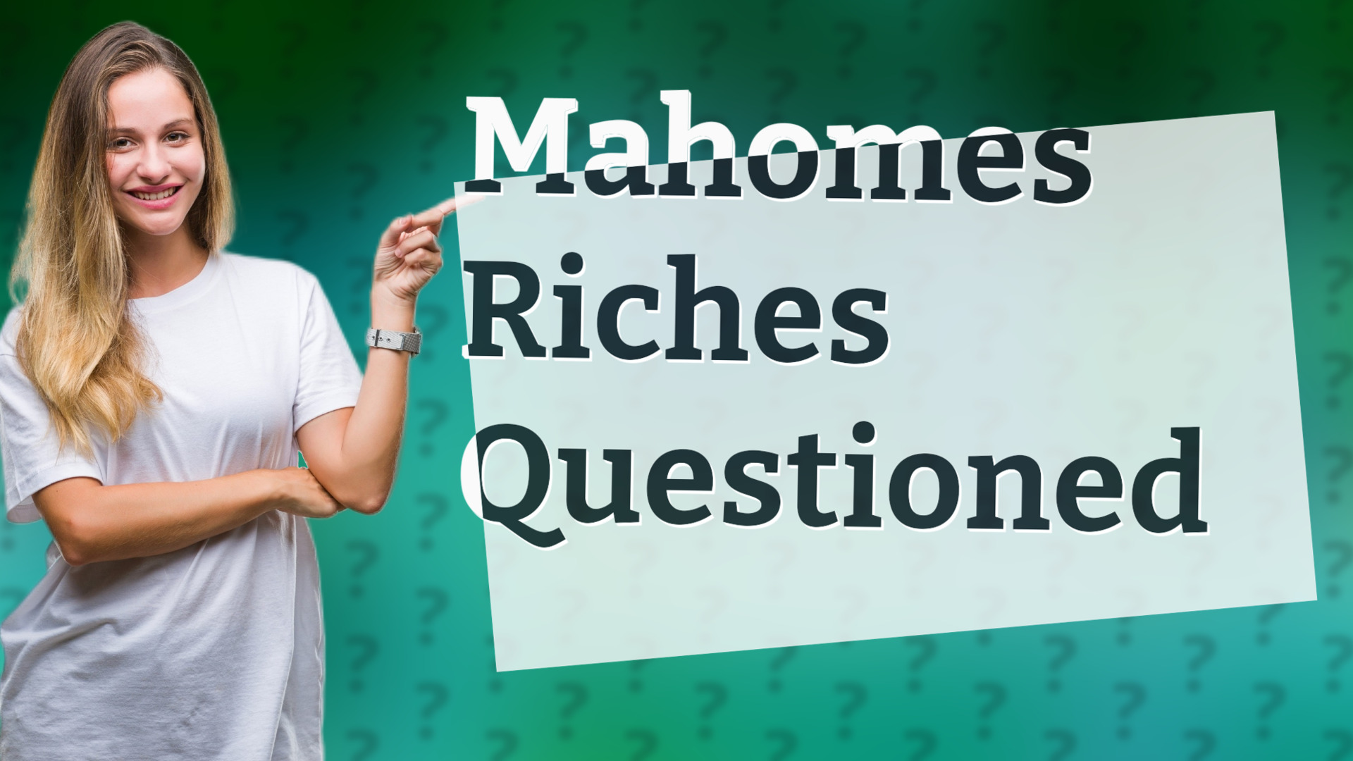 Mahomes Riches Questioned
