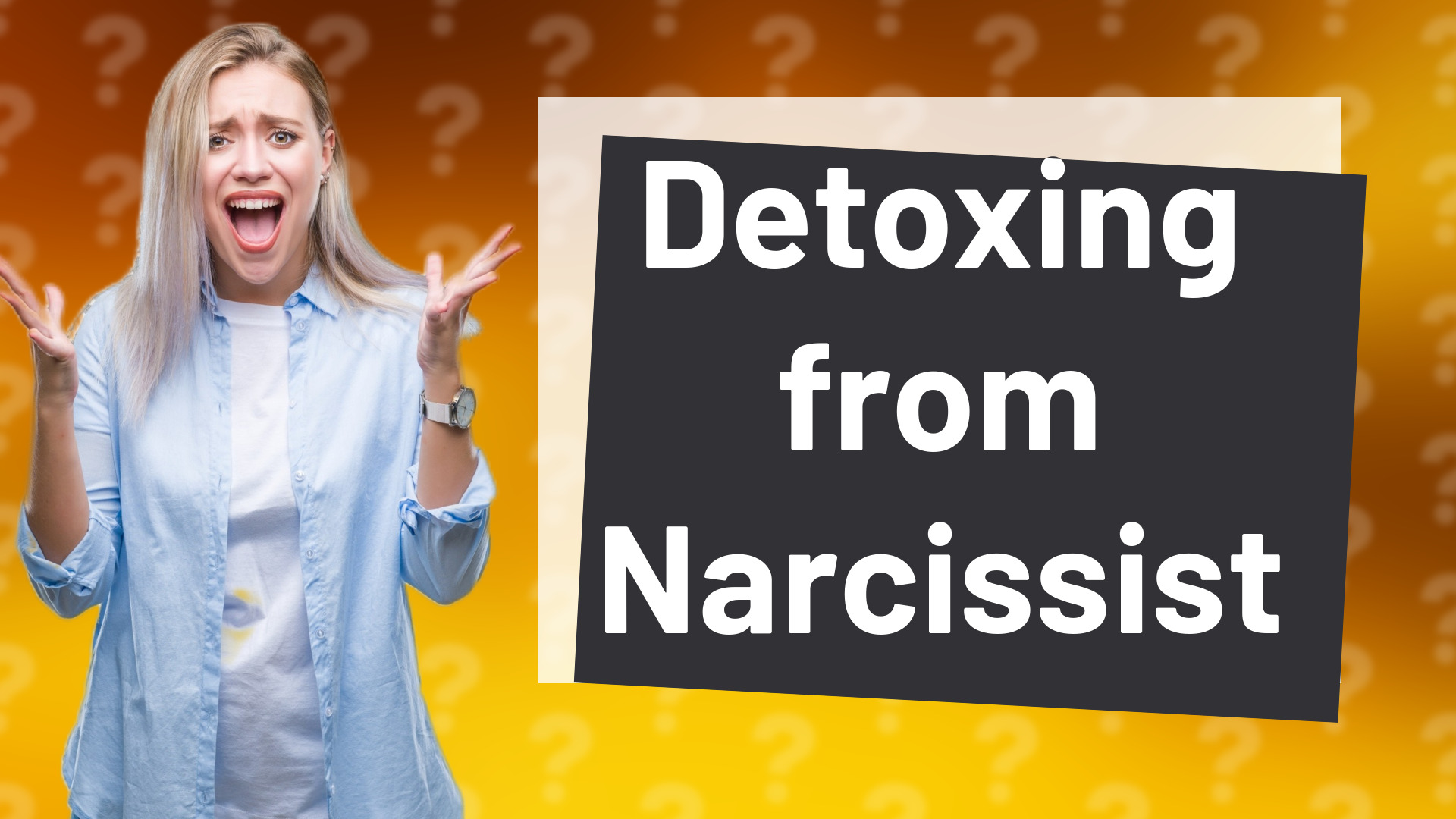 Detoxing from Narcissist