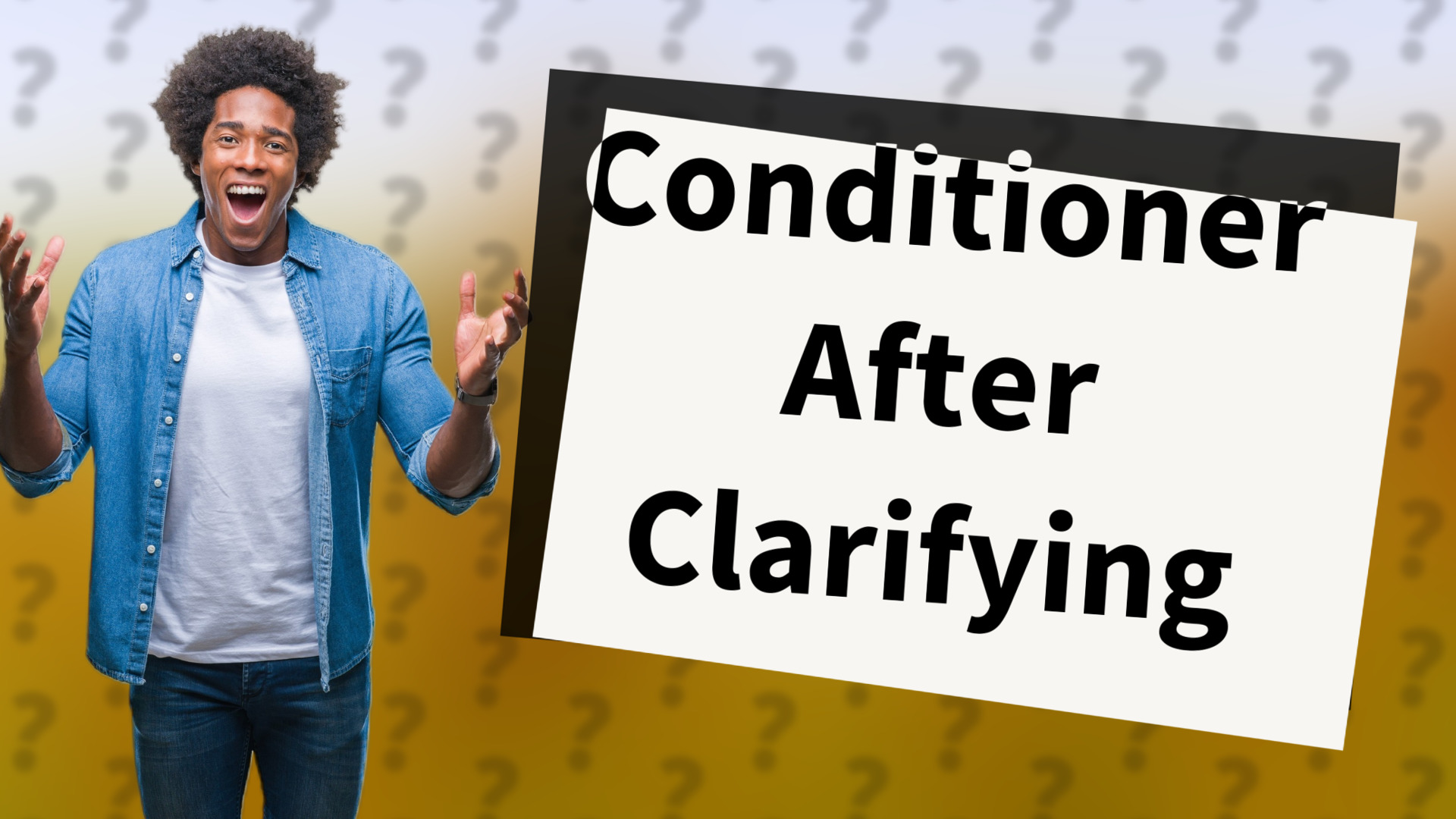 Conditioner After Clarifying