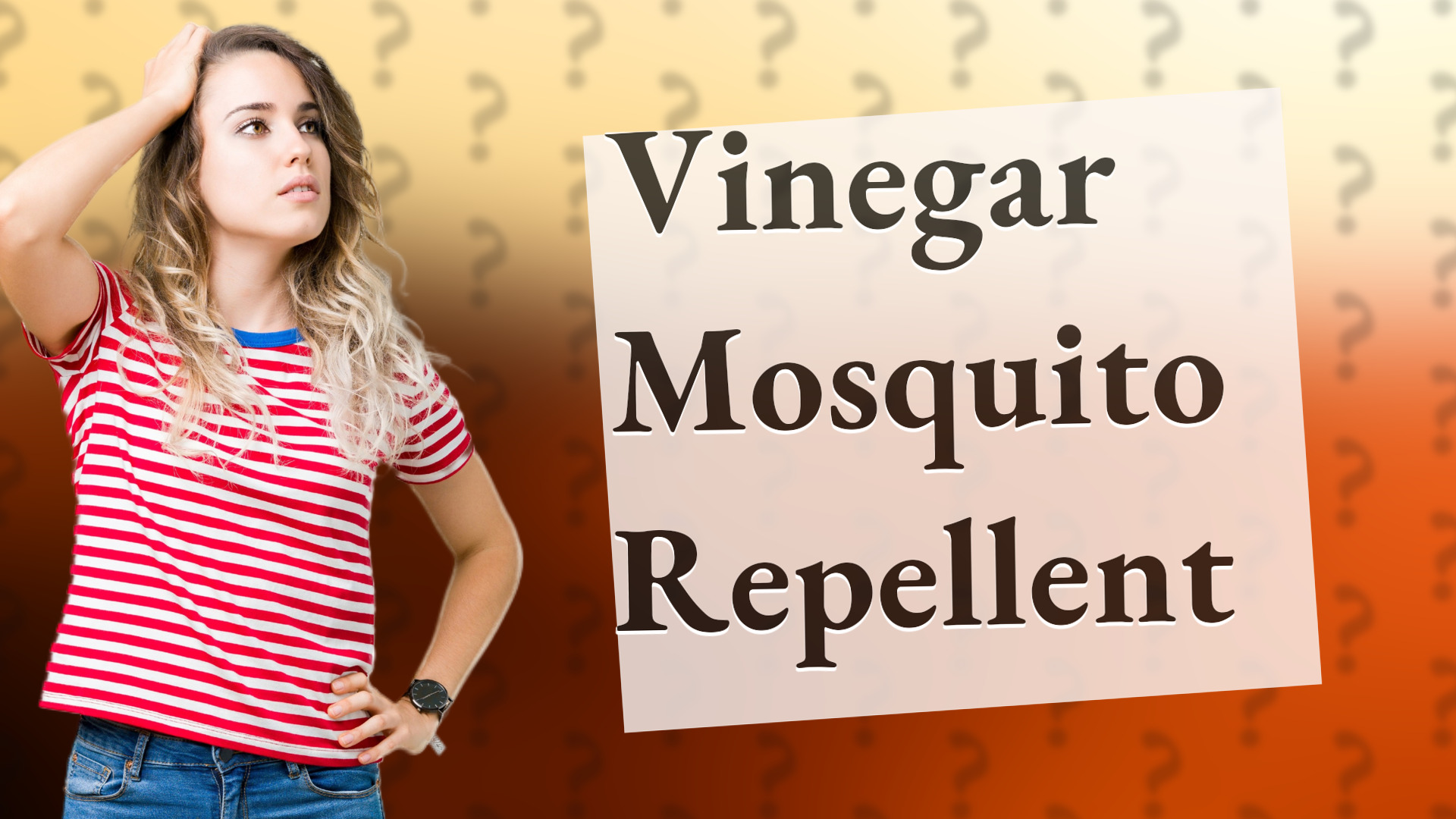 Vinegar Mosquito Repellent