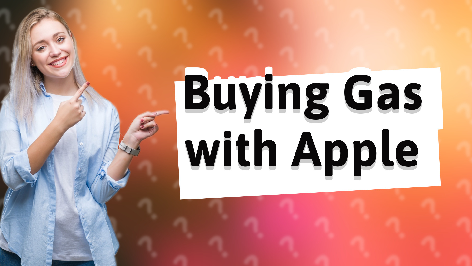 Buying Gas with Apple
