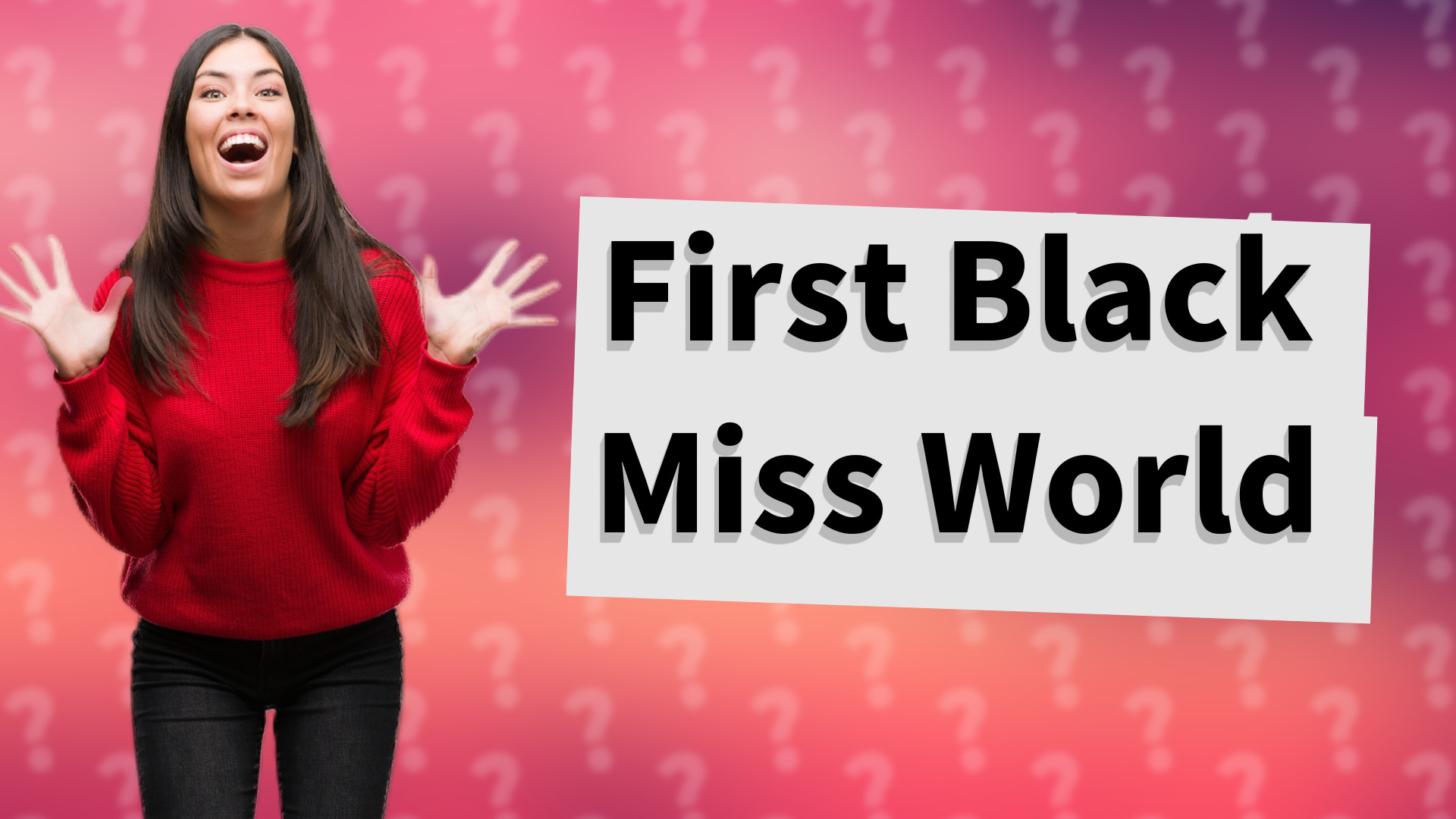 First Black Miss World