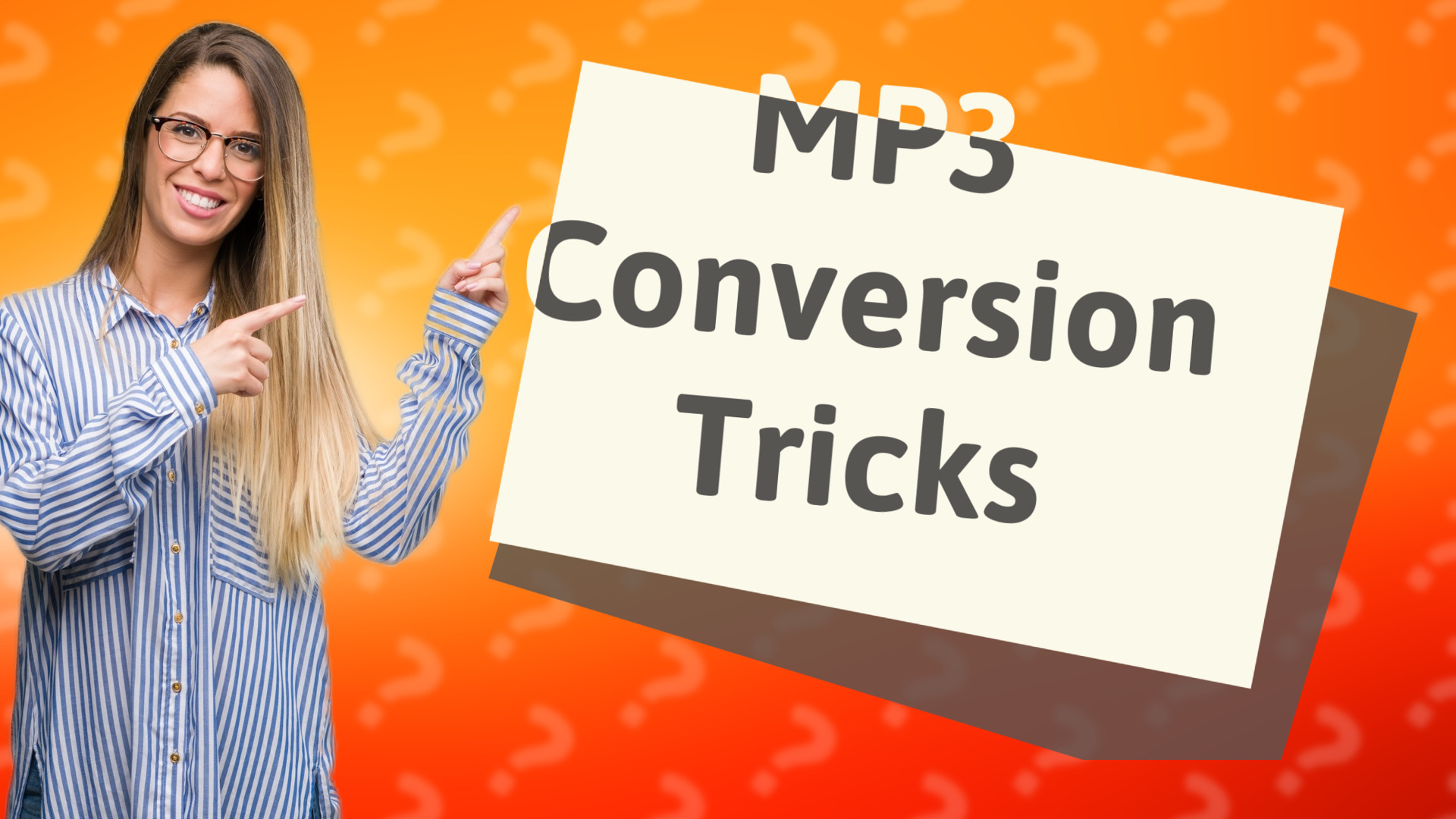MP3 Conversion Tricks