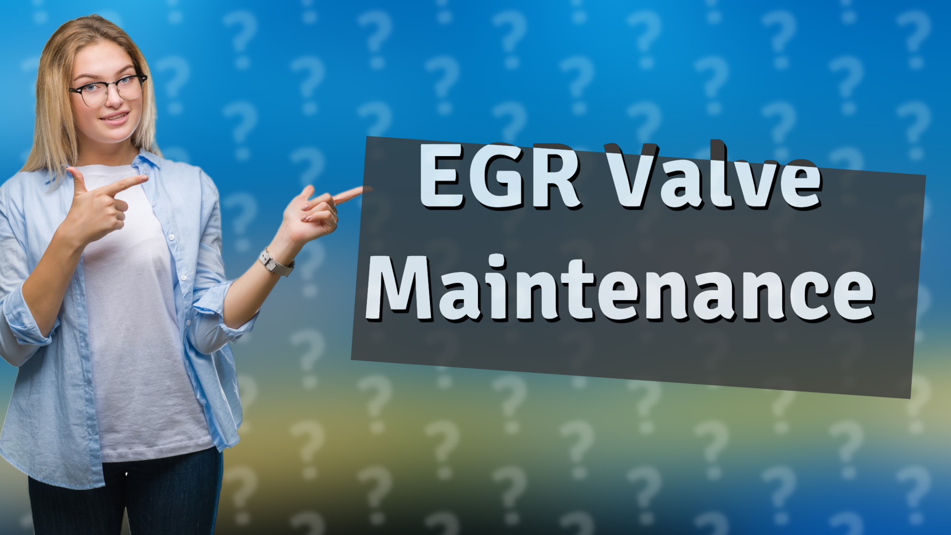EGR Valve Maintenance