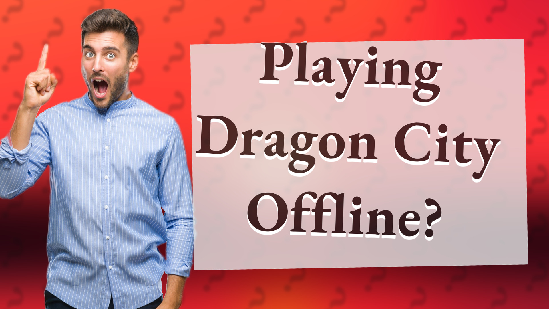 Playing Dragon City Offline?