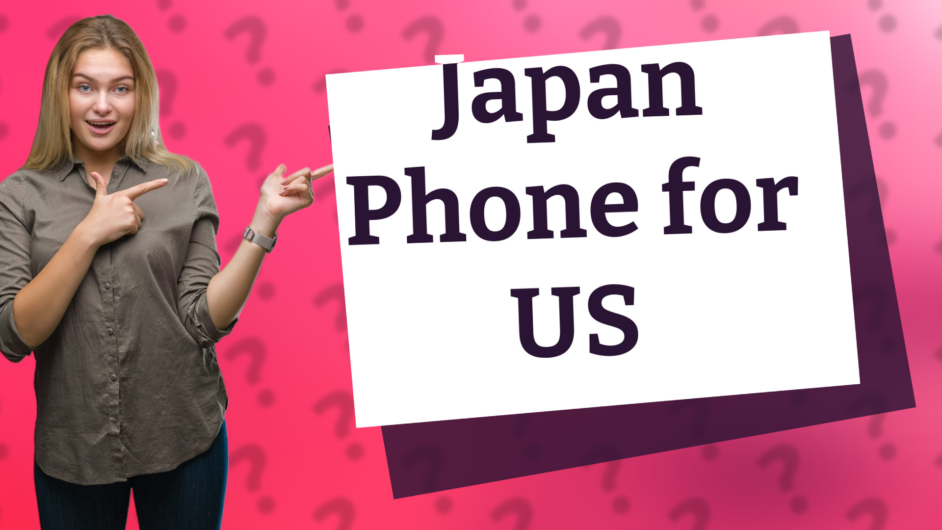 Japan Phone for US