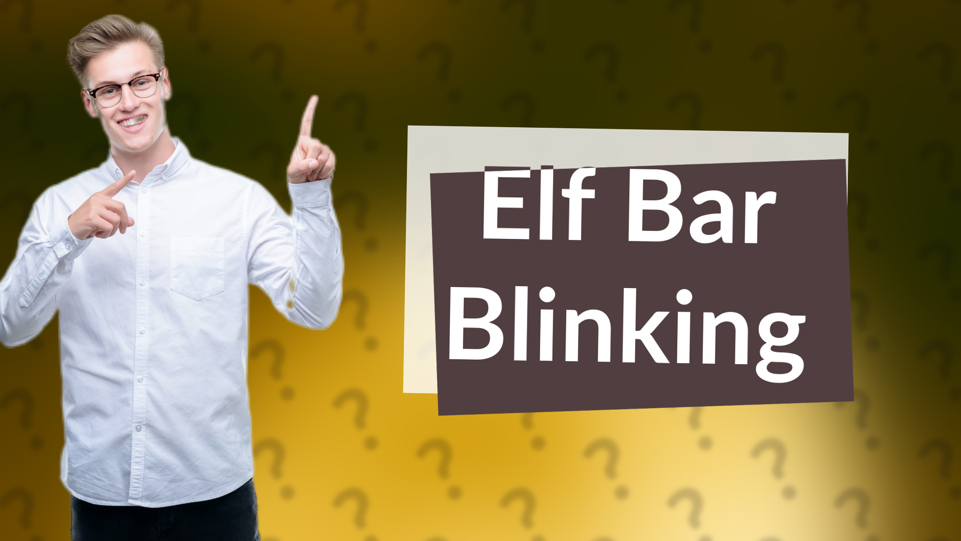Elf Bar Blinking