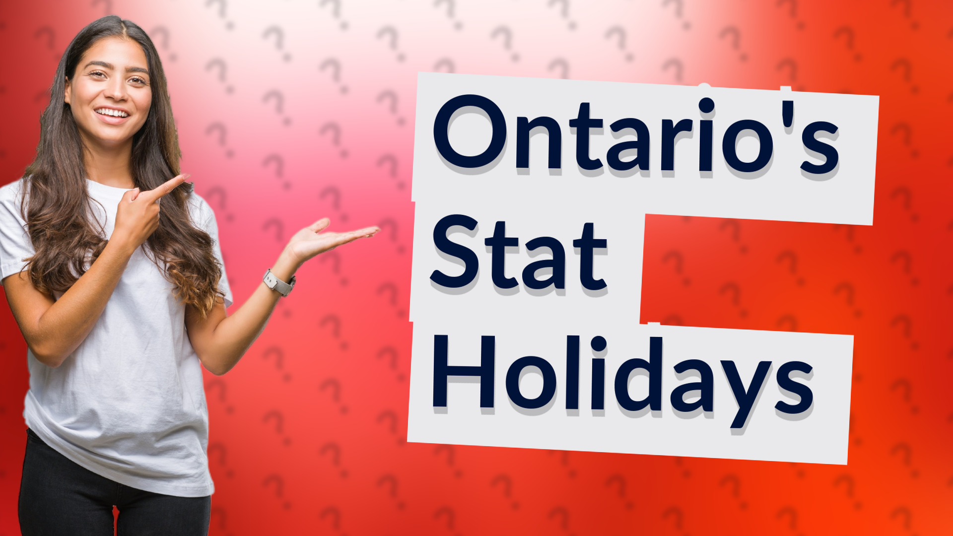 Ontario's Stat Holidays