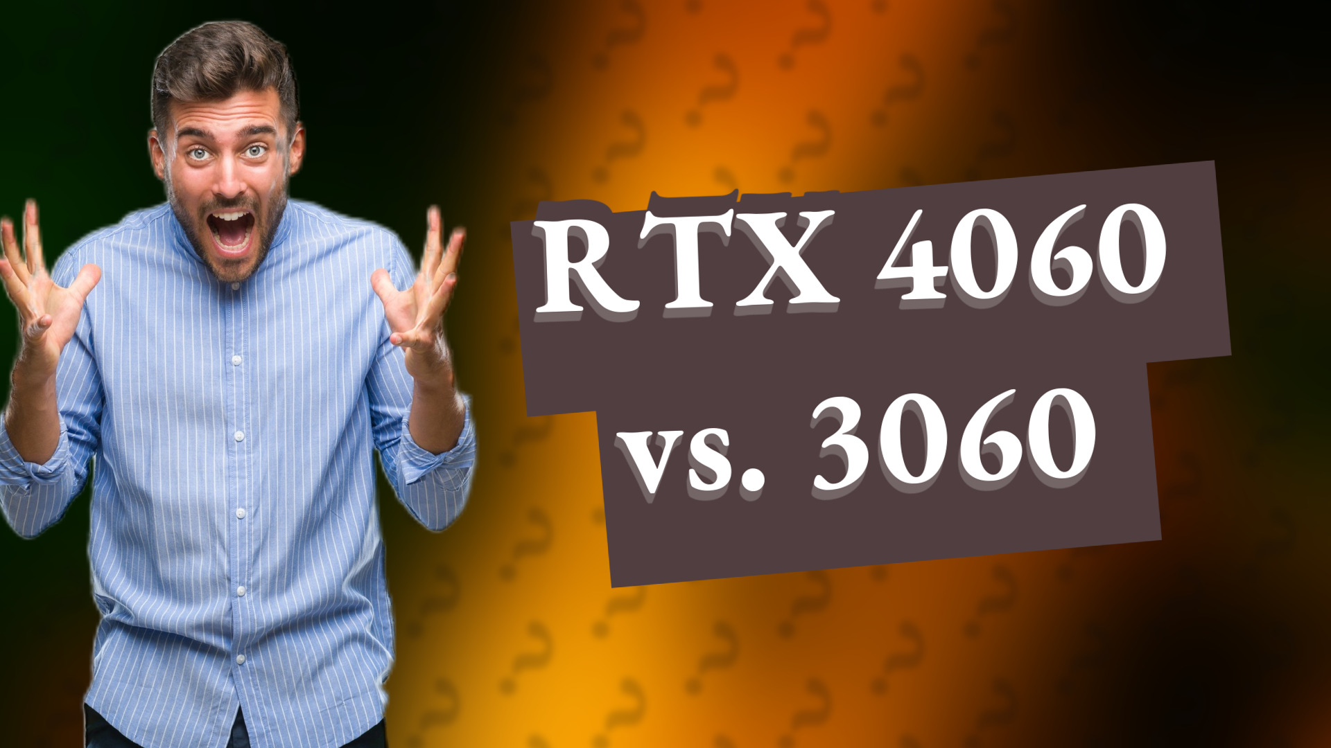 RTX 4060 vs. 3060