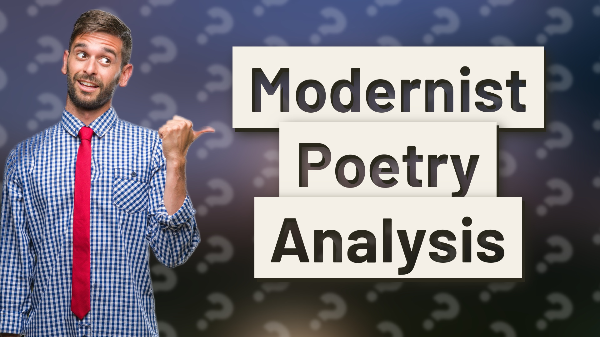 Modernist Poetry Analysis