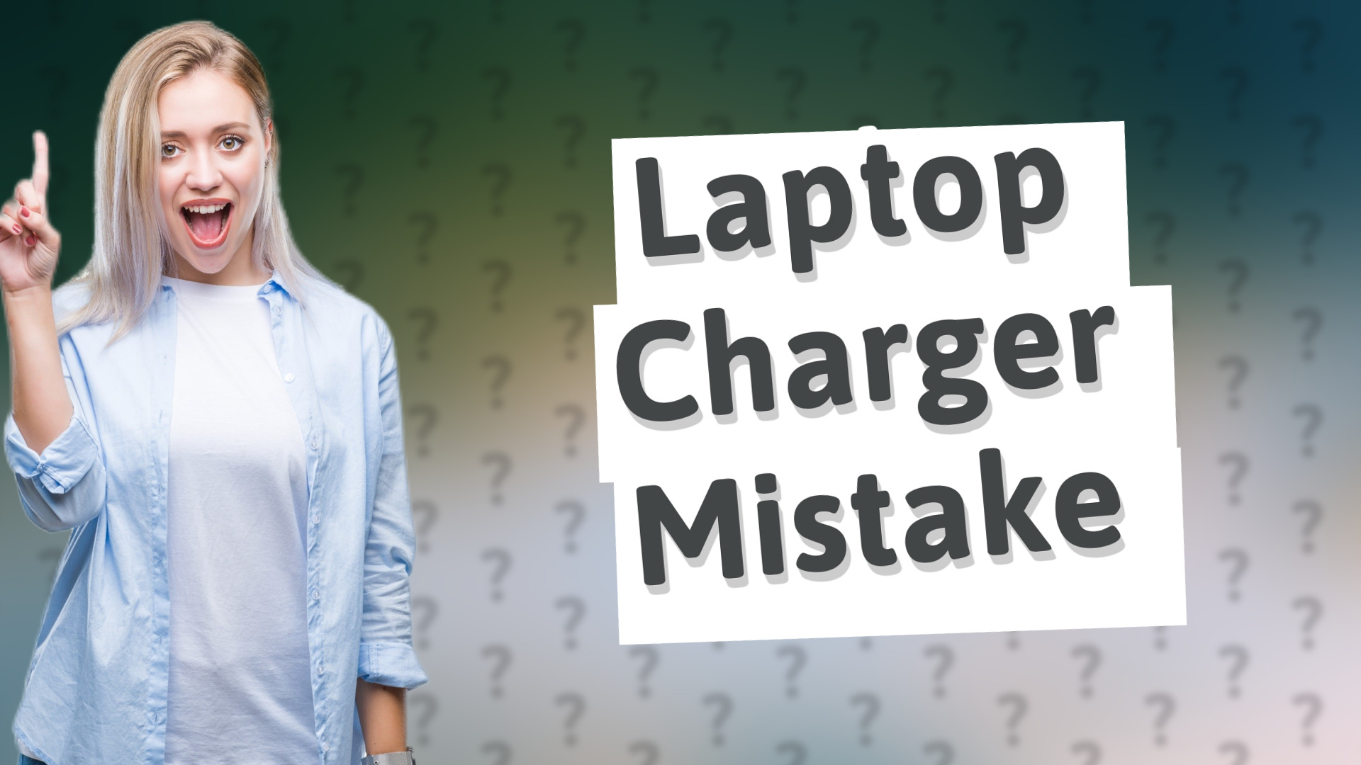Laptop Charger Mistake