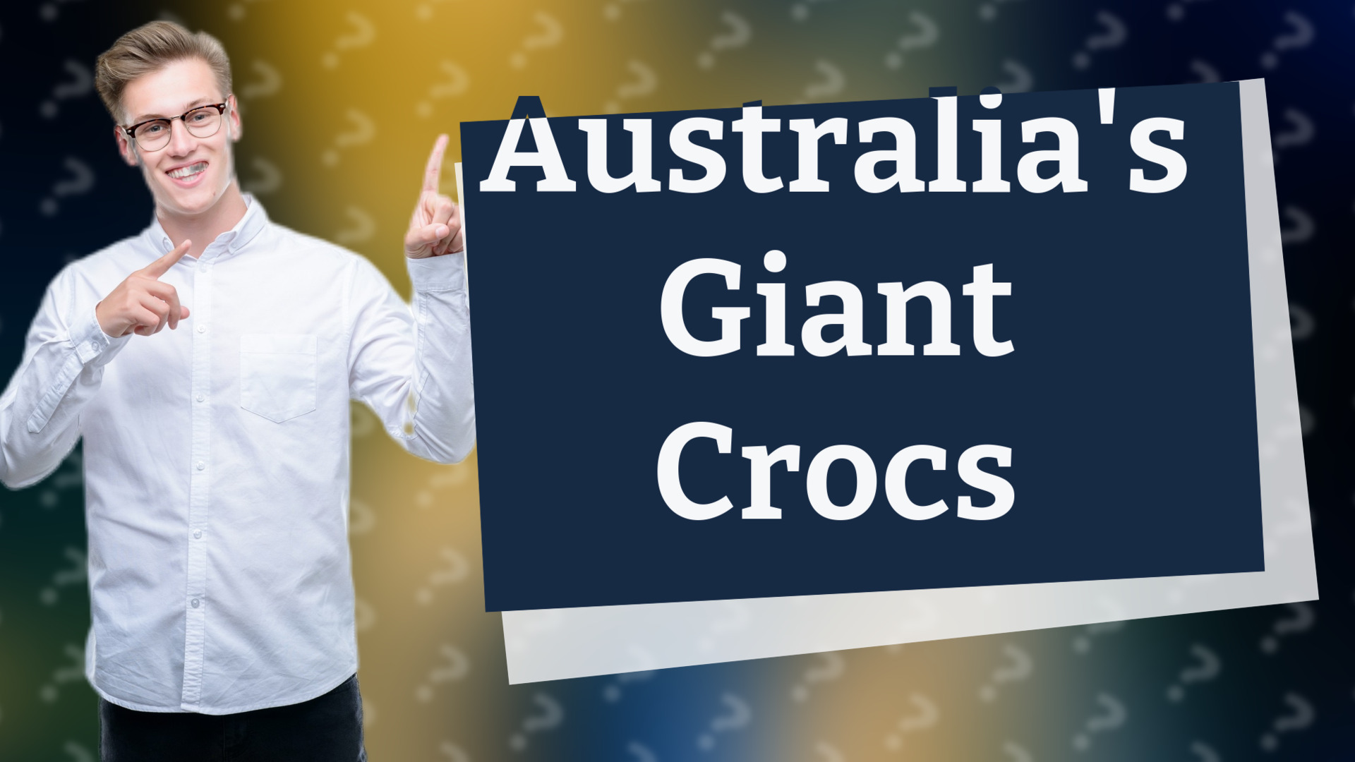 Australia's Giant Crocs