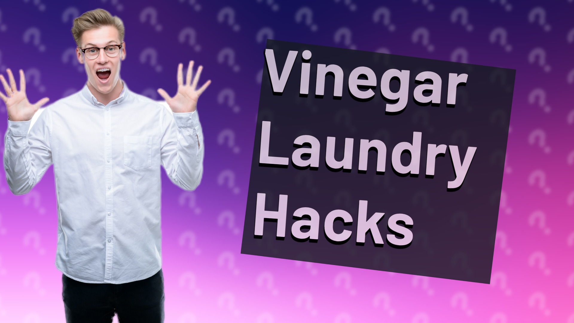 Vinegar Laundry Hacks