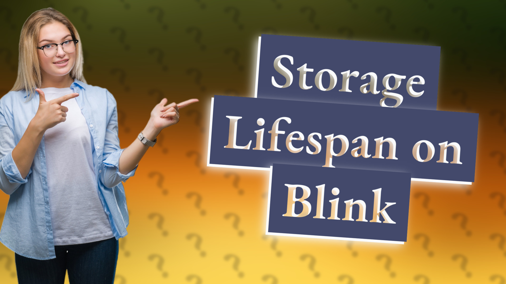 Storage Lifespan on Blink