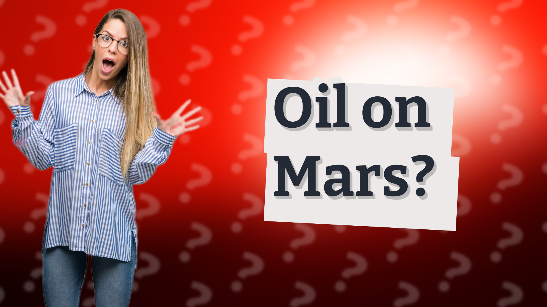 Oil on Mars?